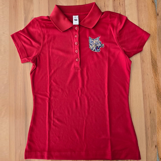 Red bobcat polo
