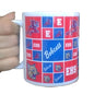 COFFEE MUG BOBCATS CHECKERS